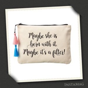 FALLON & ROYCE Screen Print Canvas Pouch